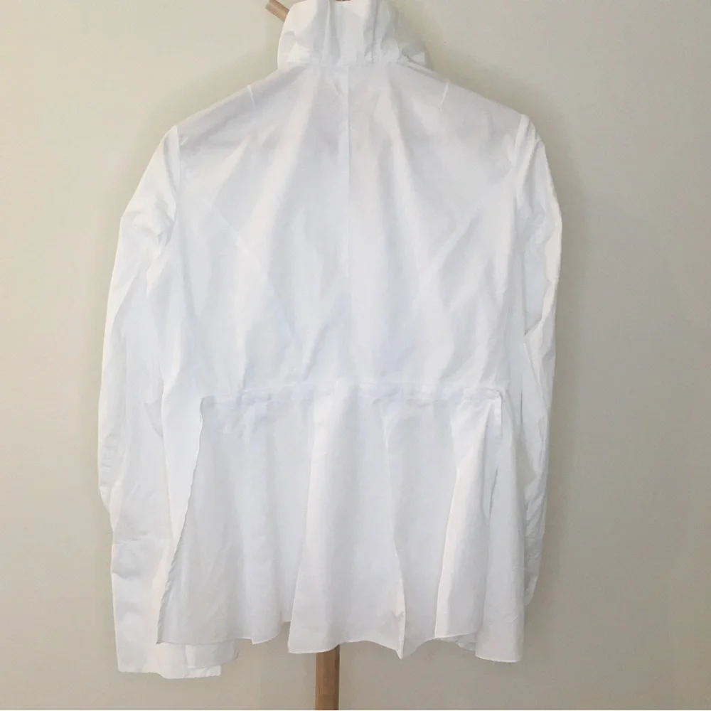Marilyn Sybe Glamour White Long Sleeve Top - S16 - Picture 4 of 8